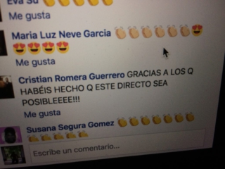 agradecimientos audiencia